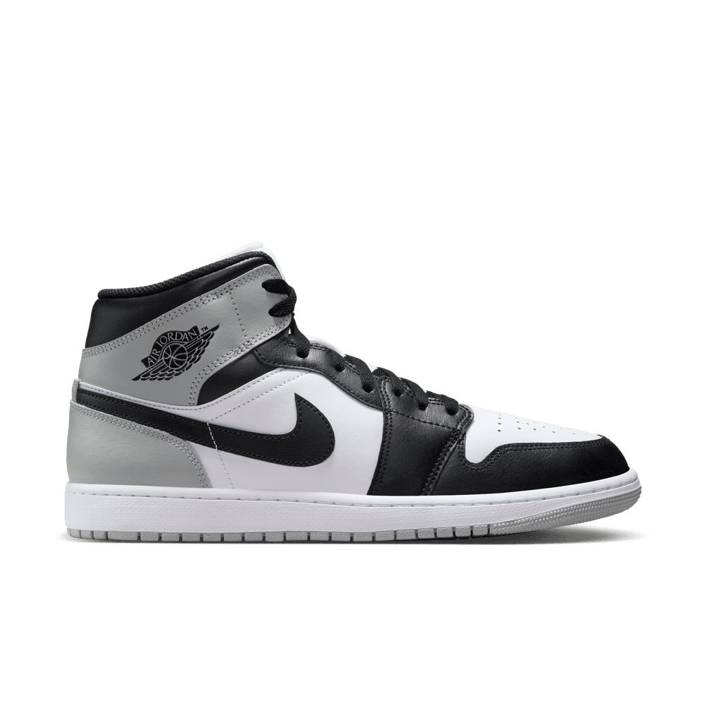 Air Jordan 1 Mid 'White/Black-Light Smoke Grey|DQ8426-101|Top Fashion