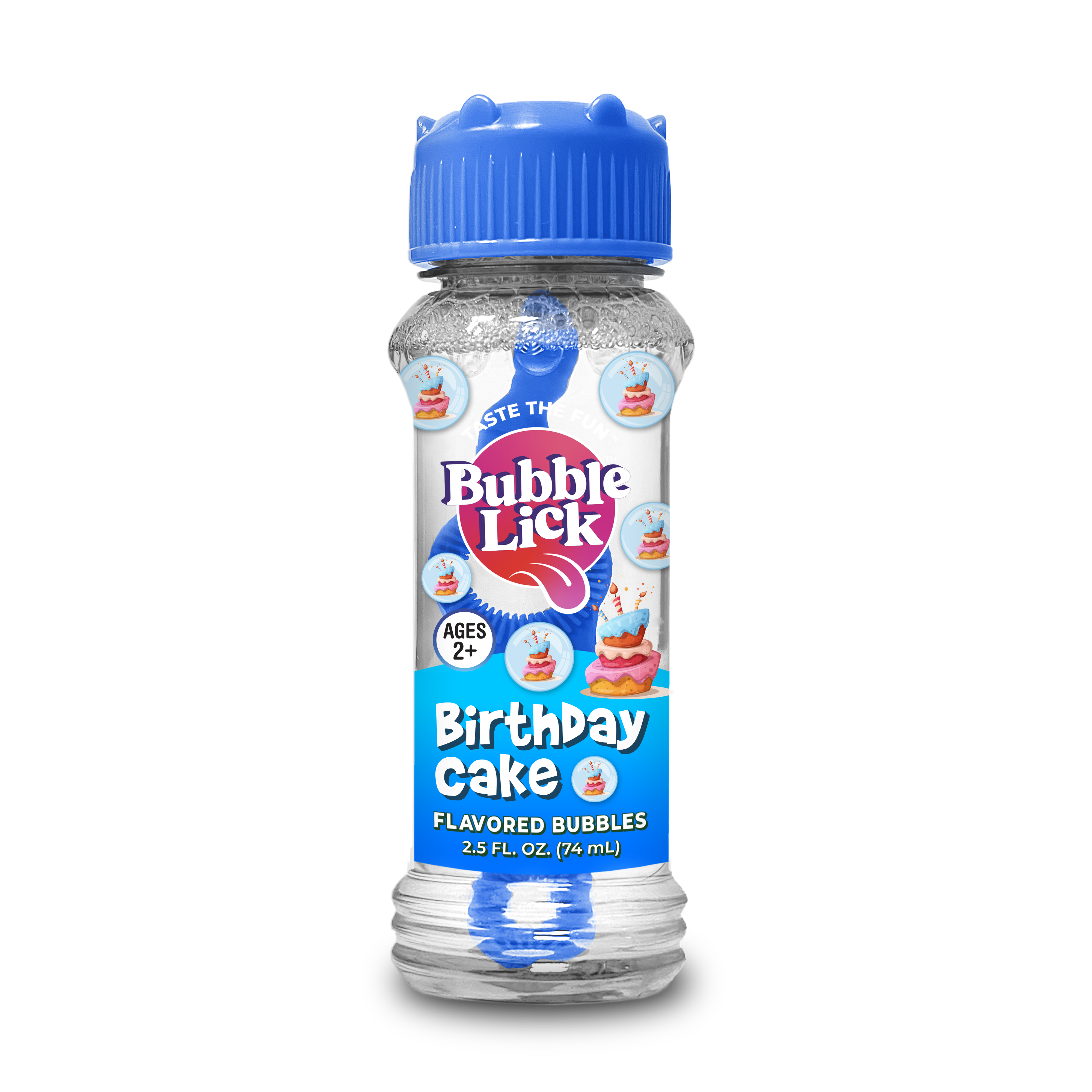 Bubblelick Birthday Cake Flavored Bubbles – Toysmith