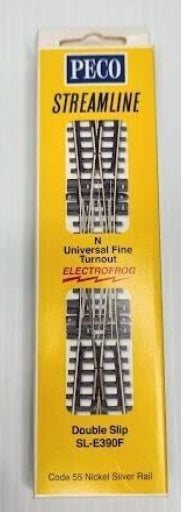 Peco SL-E390F N Code 55 10º Double Slip Crossing Switch Turnout