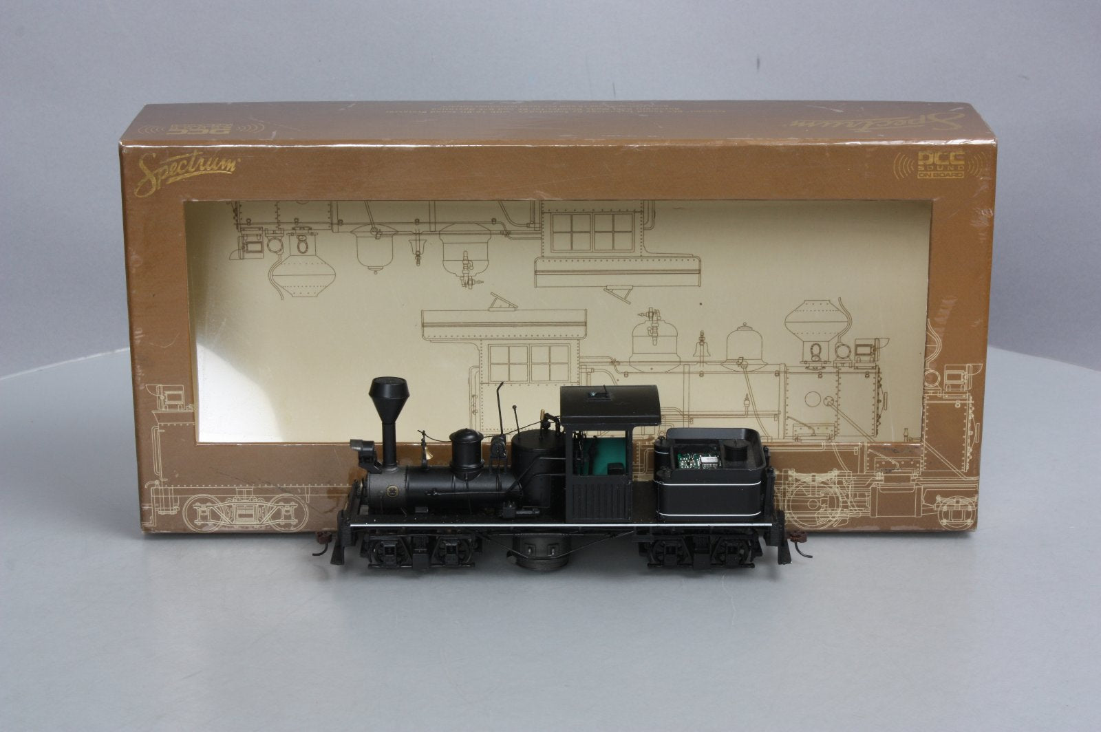 Bachmann 28504 On30 Painted & Unlettered T-Boiler Two-Truck Shay w
