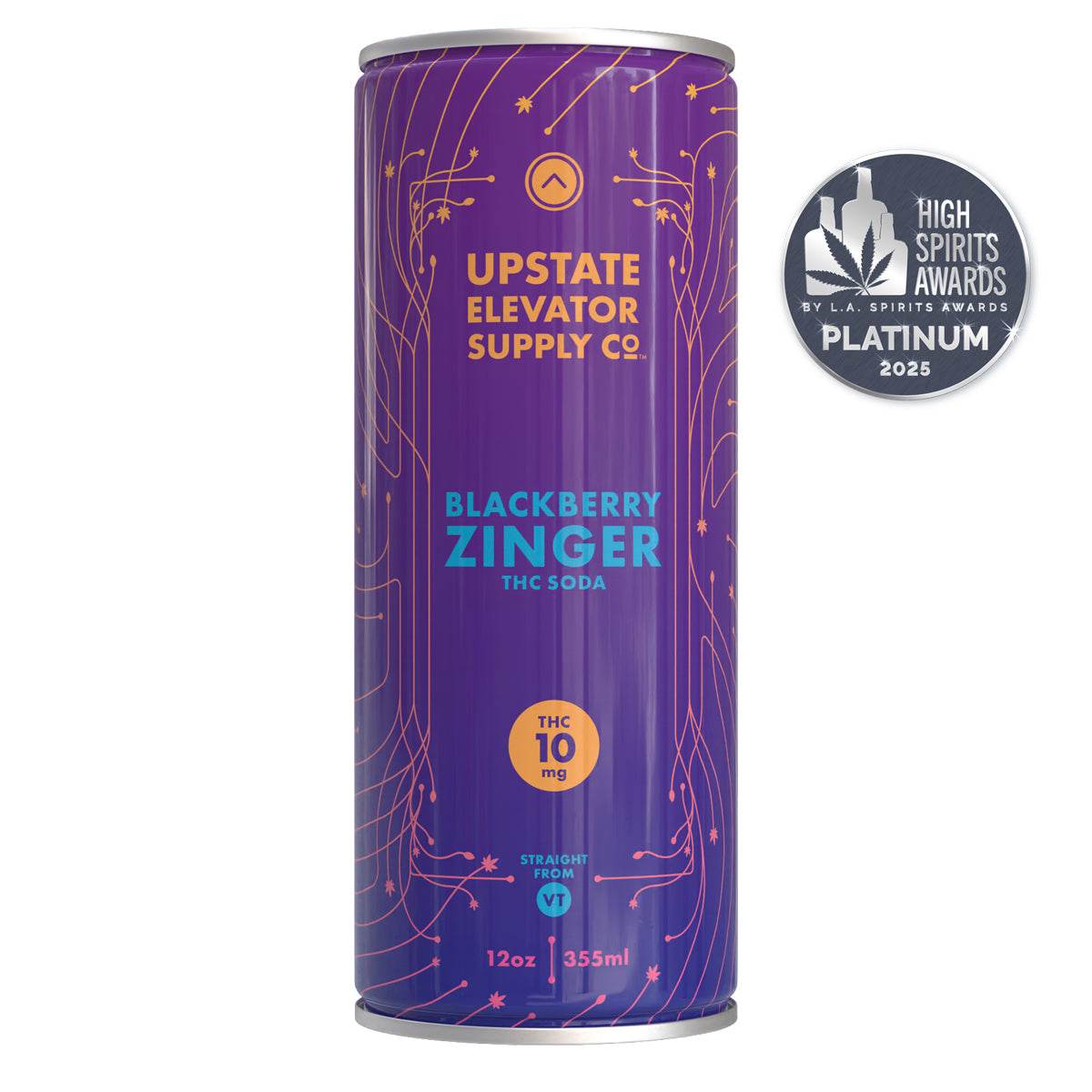 10mg THC Blackberry Zinger Soda – Upstate Elevator