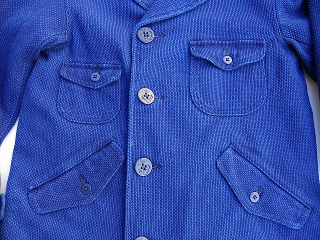 桃太郎ジーンズ インディゴ刺し子！軽くて暖かいシンサレート中綿入り