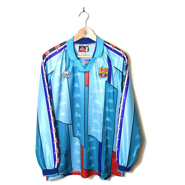 Barcelona 1996/97 Away Long Sleeve Jersey – Vintage Kitman