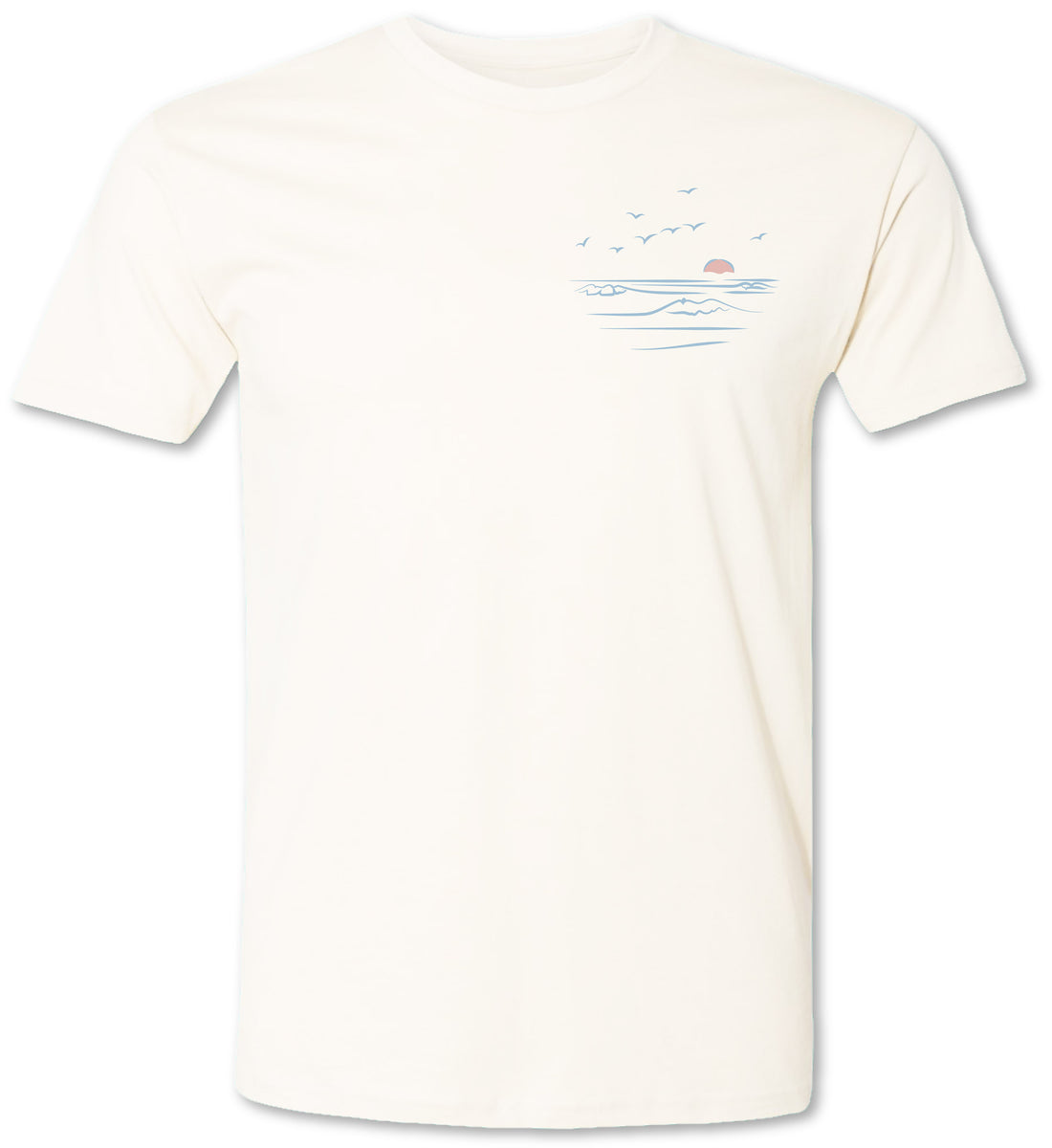 Vivix 659 Brand: Mens Graphic Wave on the chest tee shirt