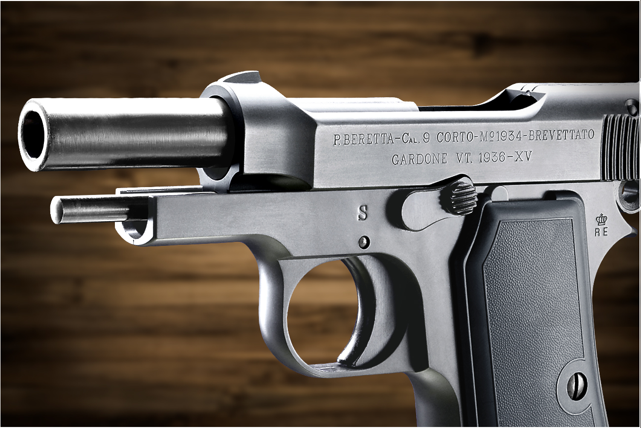 完売】WA【ベレッタ】M1934 カーボンブラックHW ver. 【WESTERN ARMS】