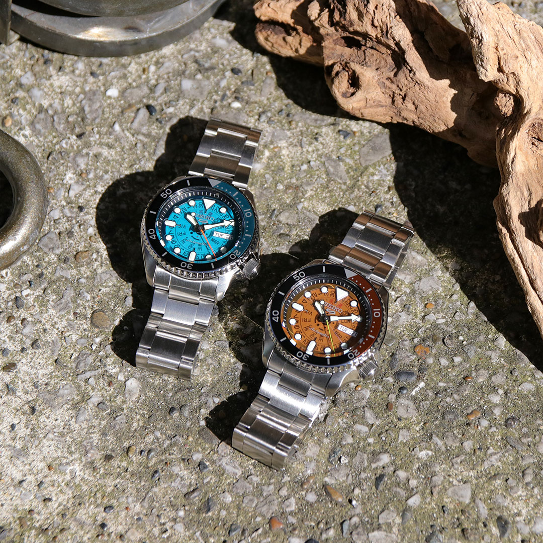 1970年代のセイコー「タイムソナー」をオマージュした「セイコー 5