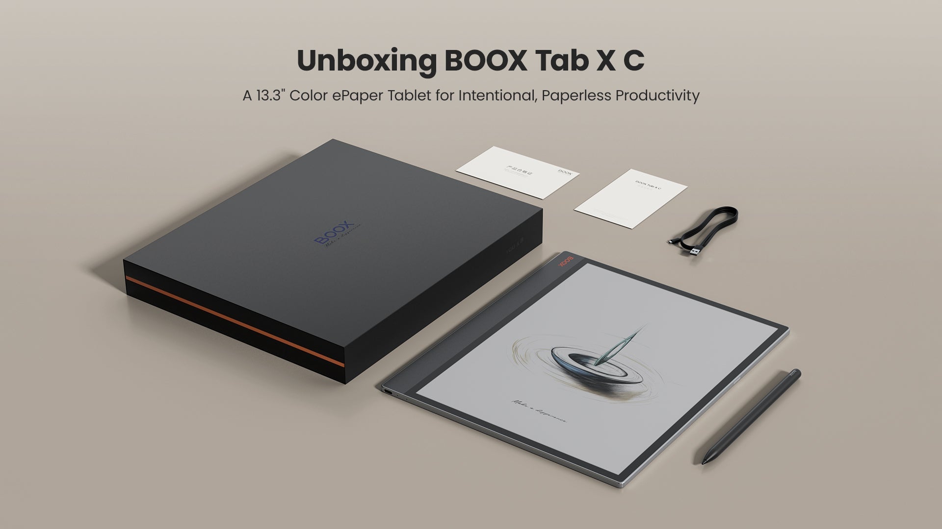 BOOX Tablet Tab X C 13.3)| Wellbots | Free Shipping