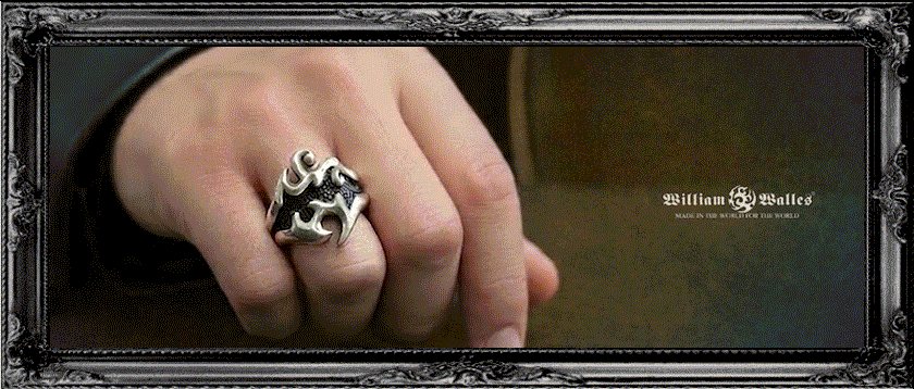 シルバー ペンダント いぶし,磨き仕上げ シルバー925 Prince Skull WWP