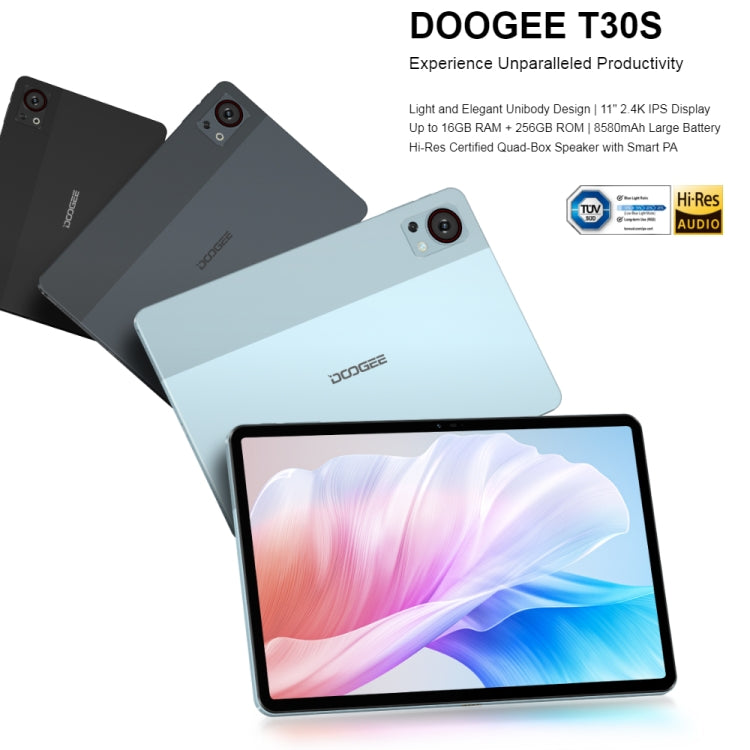 DOOGEE T30S Tablet PC LTE 11.0 inch 6GB+256GB (Global Version