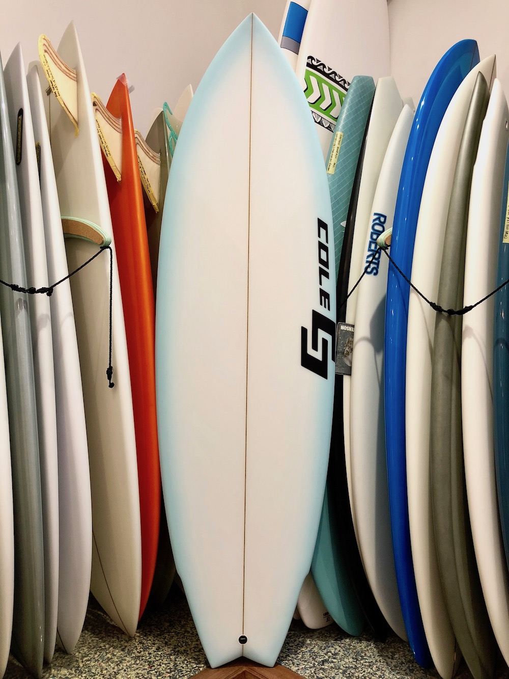 Road Tripper COLE SURFBOARDS 5.8 Cyan Fade Airbrush|沖縄サーフィン