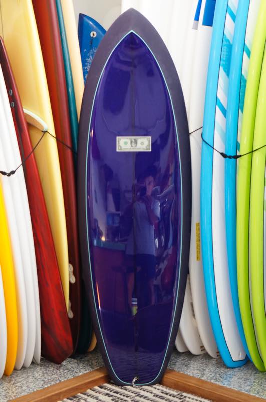Mccallum Surfboards Upside Down Label 5.8 J Bay Quad|沖縄