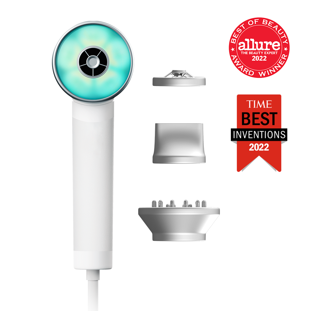 Zuvi Halo ヘアドライヤー、LightCare 付き - 健康な髪 | ズヴィ