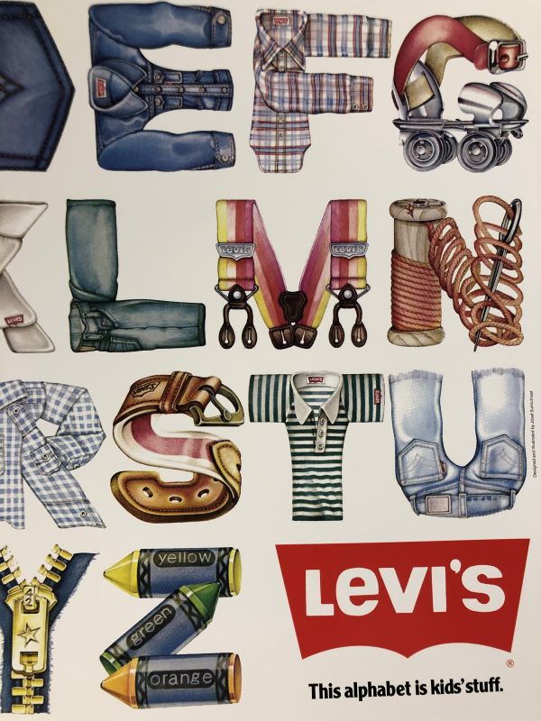 70'S ビンテージ リーバイス（Levis） 販促用 ポスター | Abbot Kinney