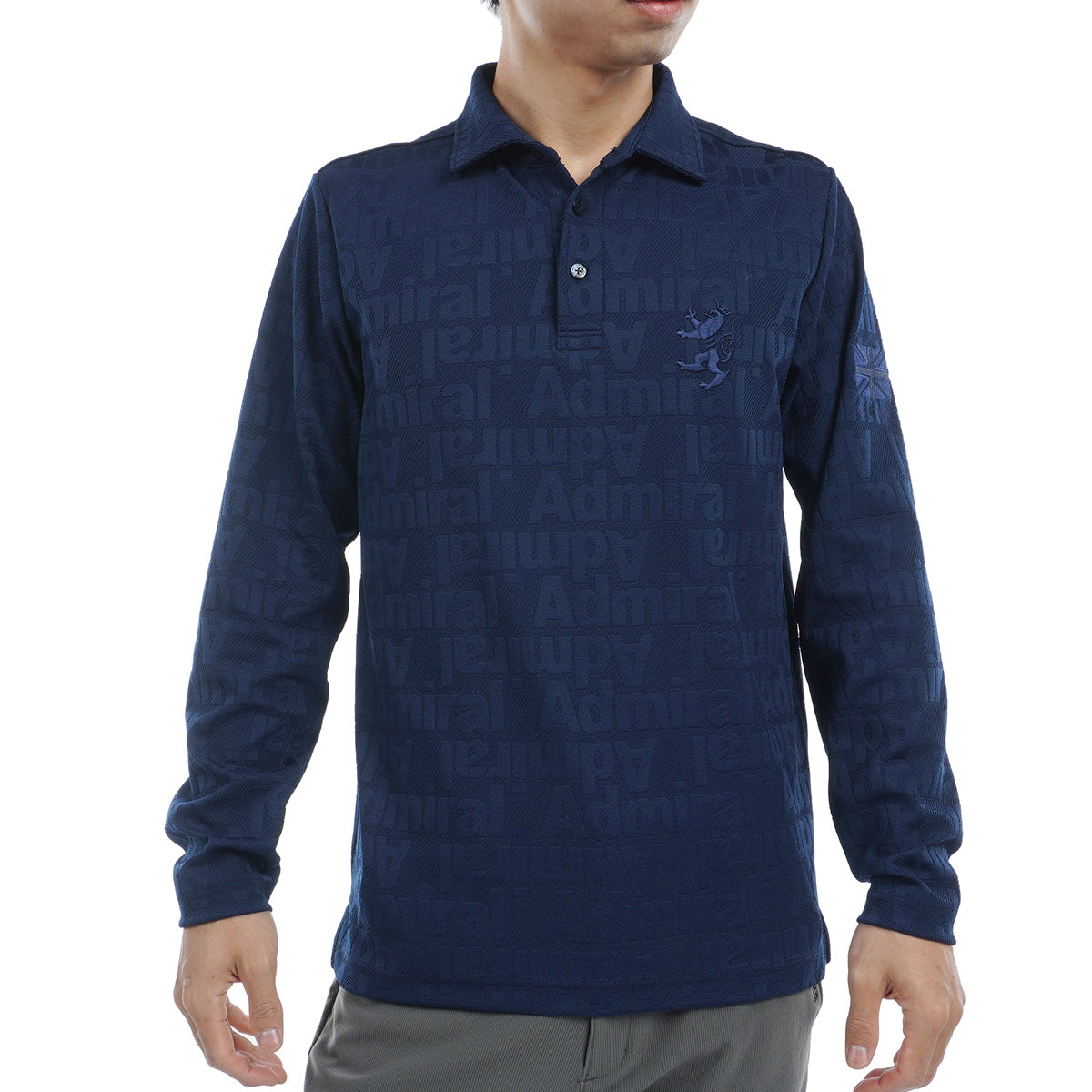 トーナルビッグランパント ロングスリーブシャツ ADMA475 – ADMIRAL