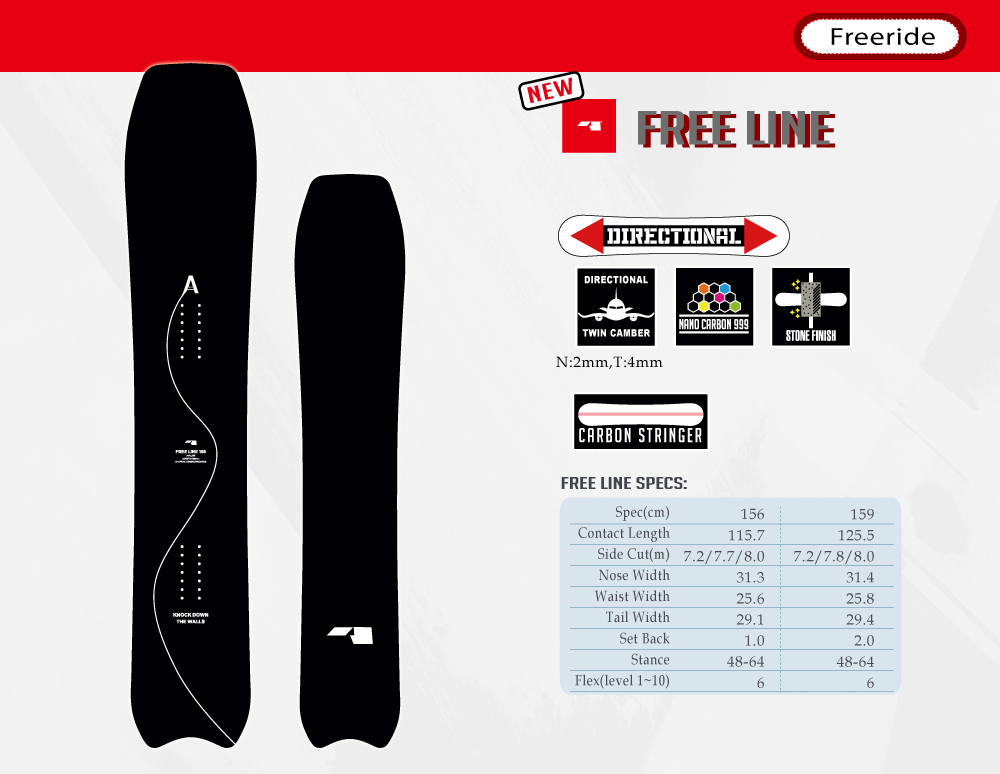 FREE LINE _ ALLIAN SNOWBOARDS 22-23