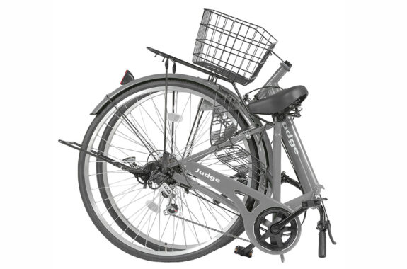 防災サイクル 27型6段変速・LEDオートライト付 ノンパンク折り畳み