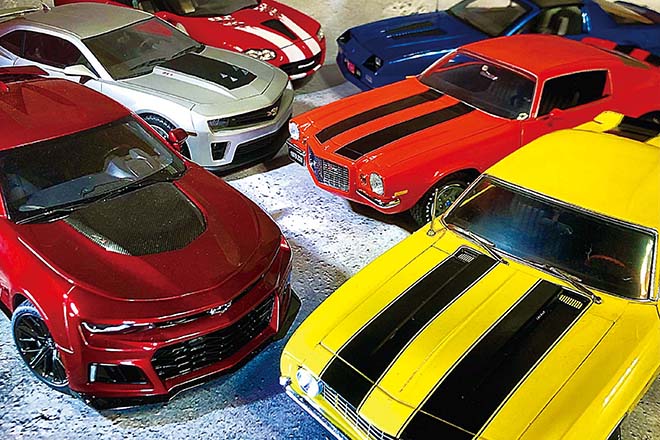 カマロの変遷をミニカーを通してみていくことにしよう。