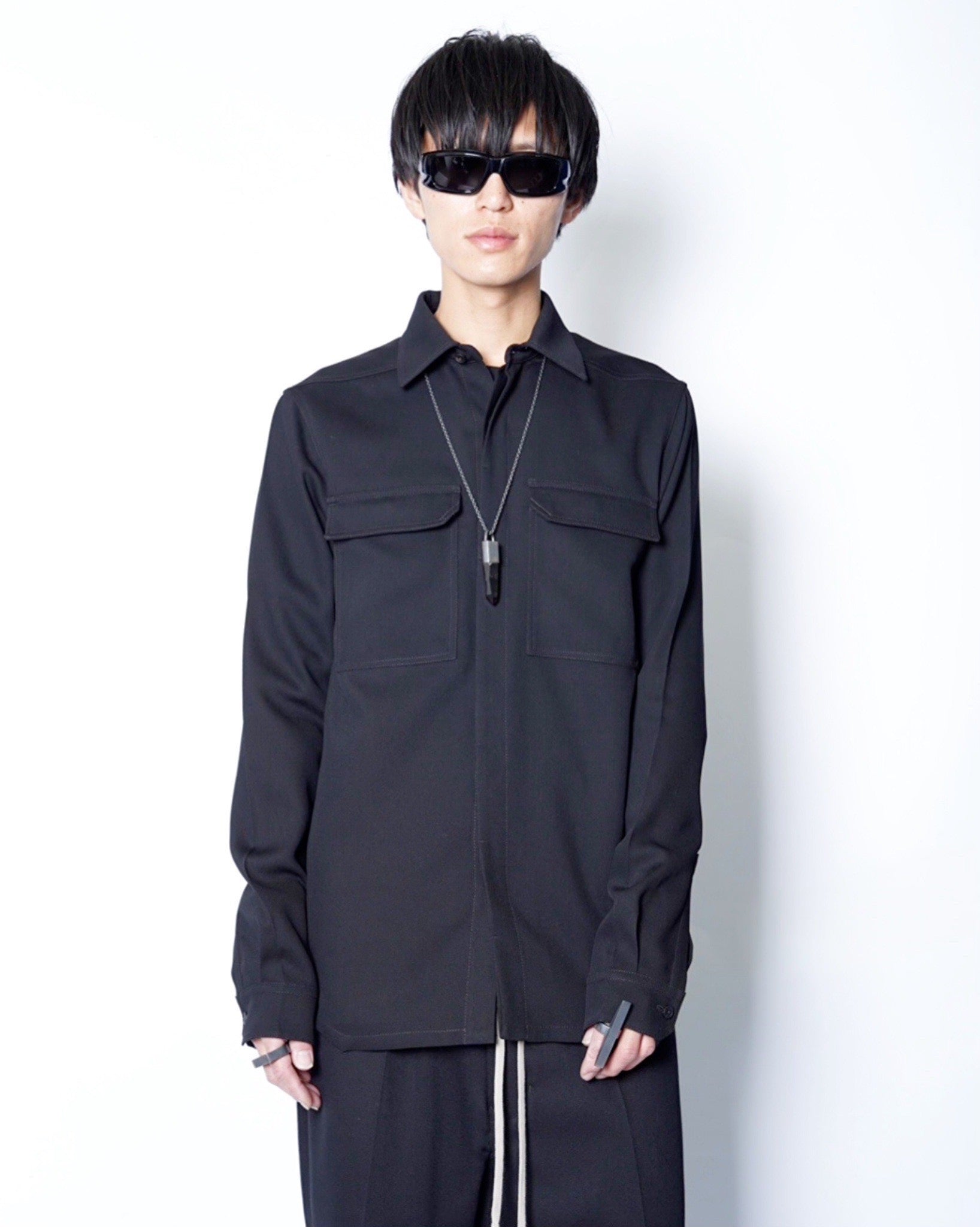 RICK OWENS】WORK SHIRT -WT- - Amanojak.