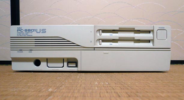 第三研究所 電算機管理室：NEC PC-9801USのスペック