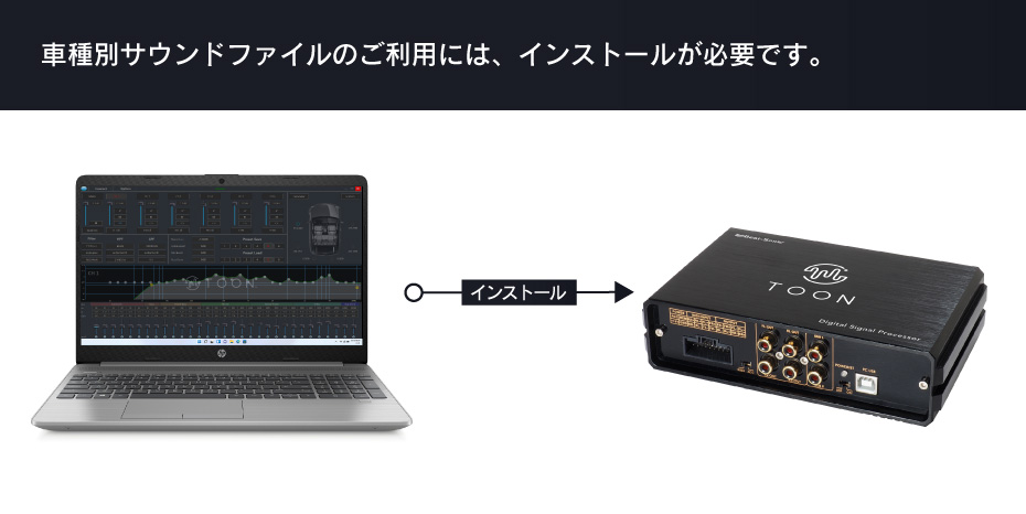 純正オーディオ良音キット TOON X|カローラツーリング(ハイブリッド