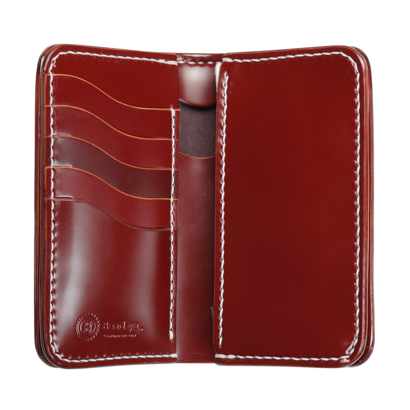 革財布・革製品のビーズ屋｜コードバン ミドルウォレット Cタイプ