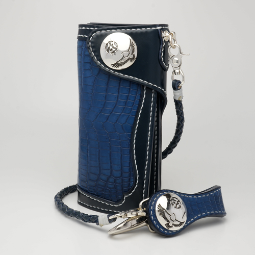 革財布・革製品のビーズ屋公ちゃん。｜クロコダイル×コードバン本藍