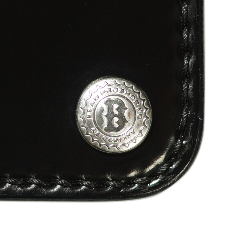 革財布・革製品のビーズ屋｜トラッカーズウォレット コードバン TYPE II 黒