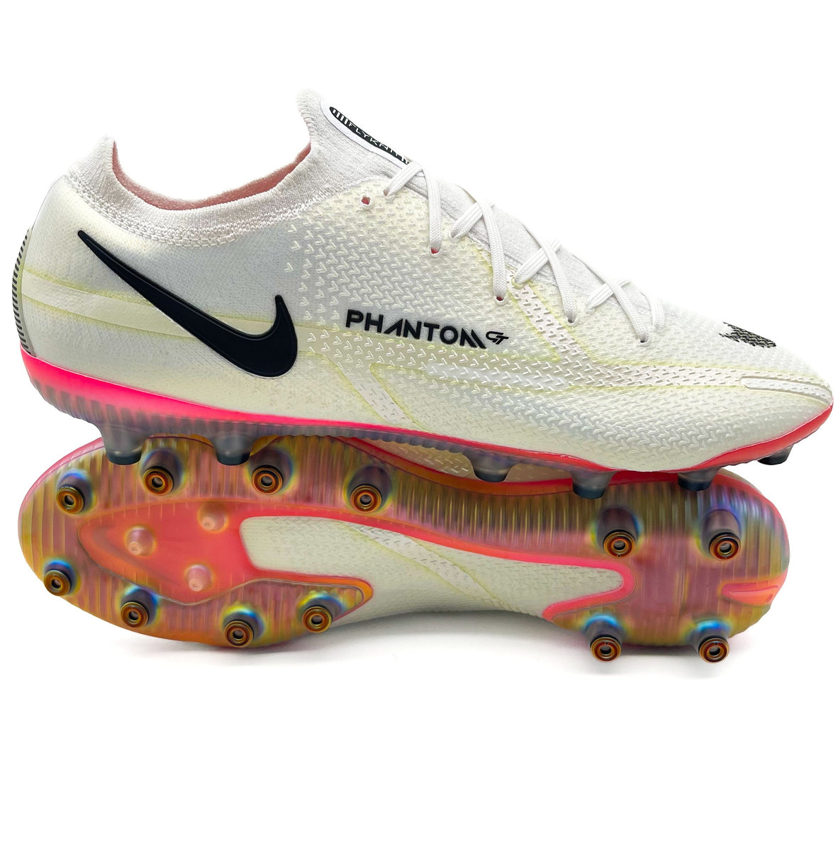 Nike Phantom GT AG ELITE 'Rawdacious - White/Bright Crimson/Pink