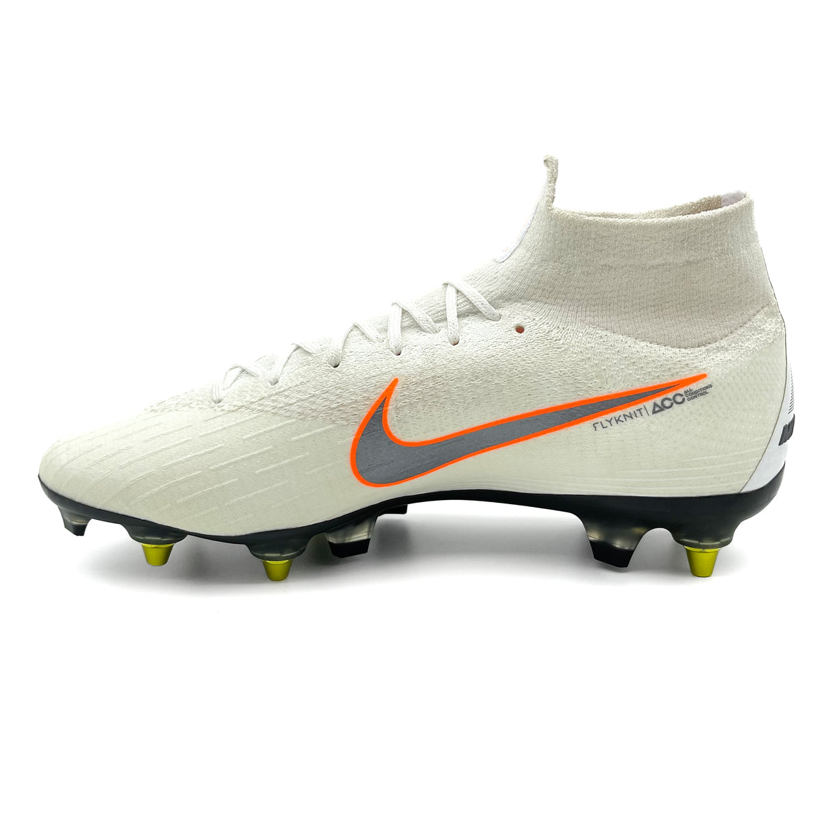 Nike Mercurial Superfly 6 SG AC ELITE 'Just Do It - White/Total