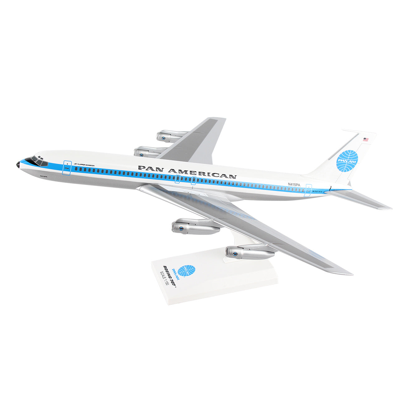 Pan Am World Airways Boeing 707 1:150 Model – The Boeing Store