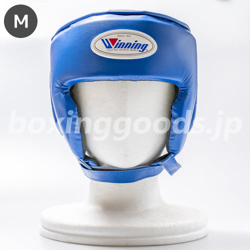 在庫有り) ウイニング アマチュア試合用ヘッドギア Mサイズ ブルー