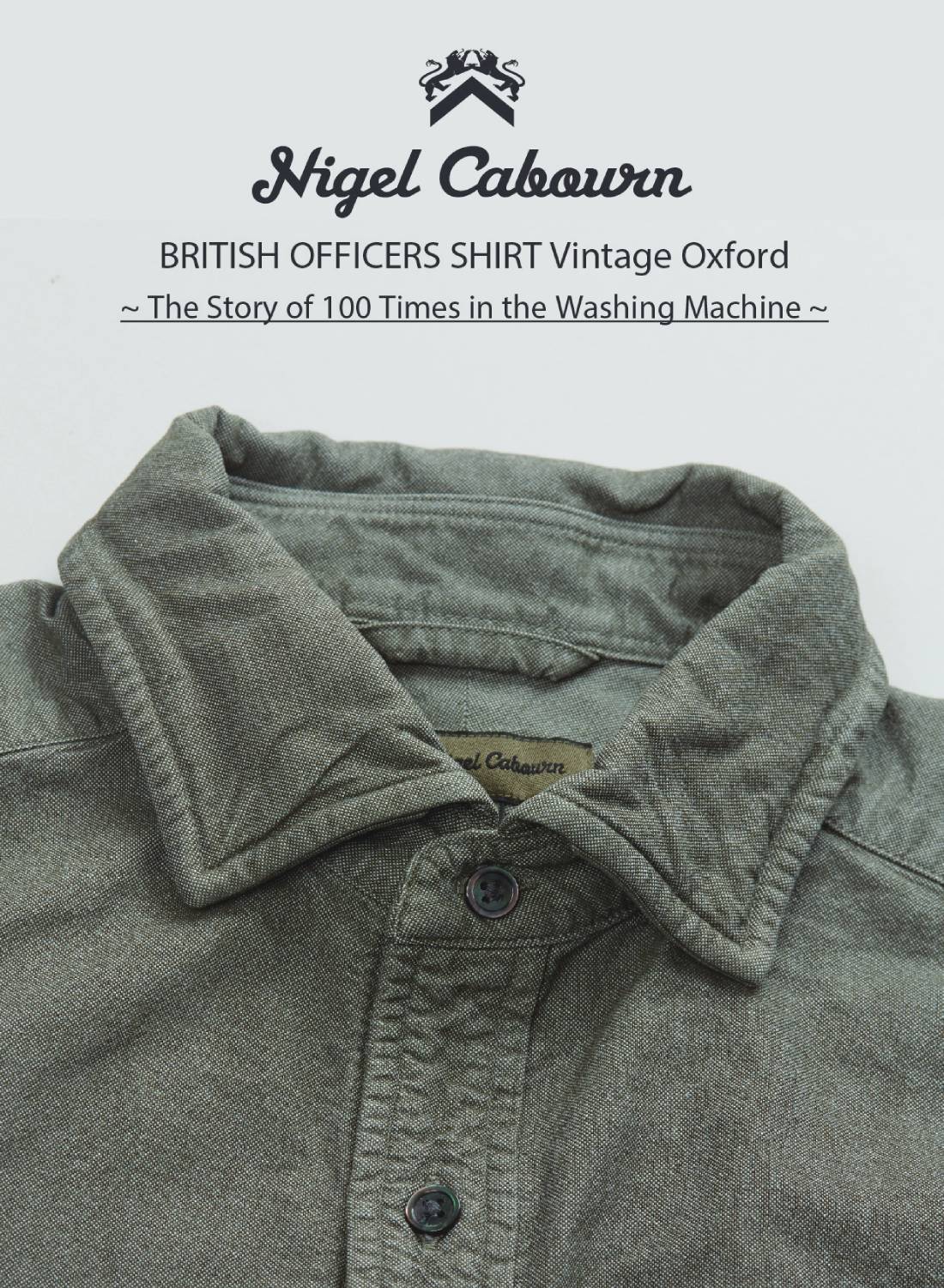 British Officers Shirt - The Story of 100 Times in the Washing