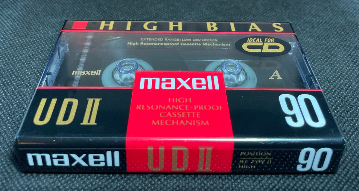 Maxell UDII - 1992 - US - Blank Cassette Tape - New Sealed
