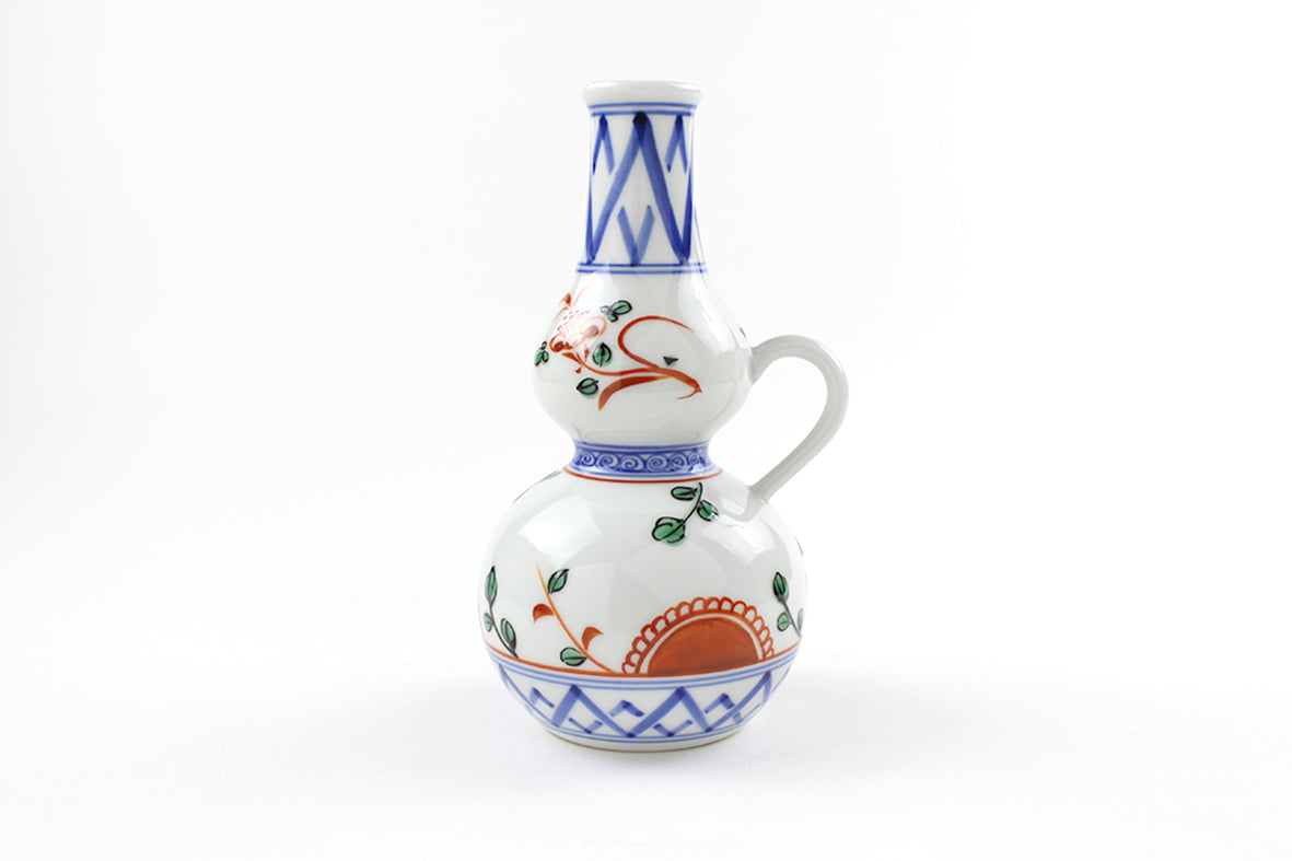 把手付徳利 赤絵 – 上出長右衛門窯オンラインショップ