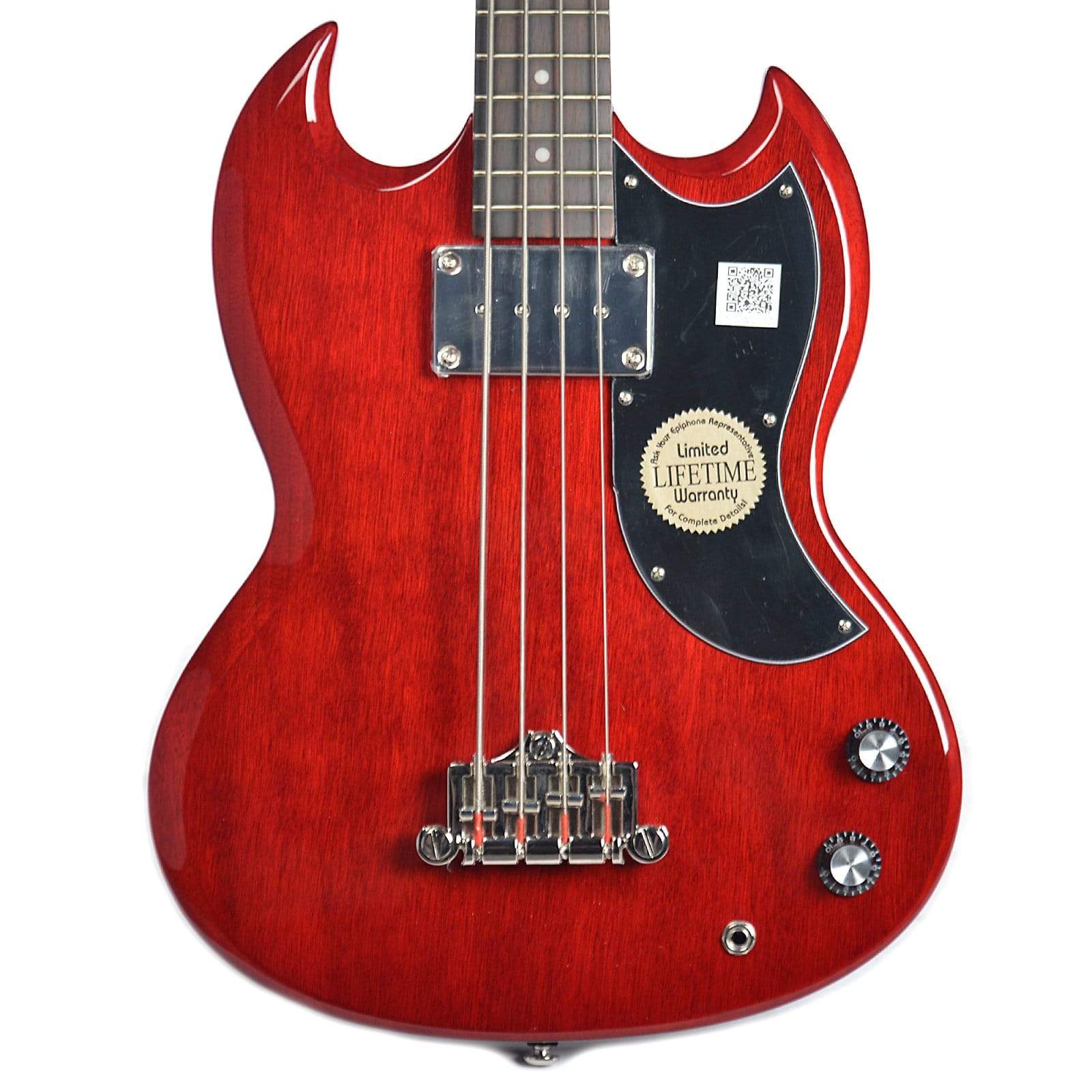 Epiphone EB-0 Bass Cherry – Chicago Music Exchange