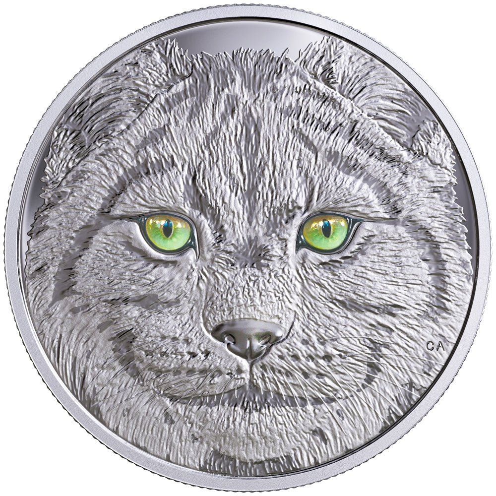 2017 Canada $15 In The Eyes of the Lynx Fine Silver (No Tax