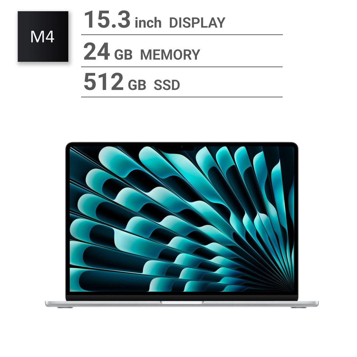 Apple/MacBook Air 15インチ/10コアCPU/ 10コアGPU/M4チップ /24GB/512G