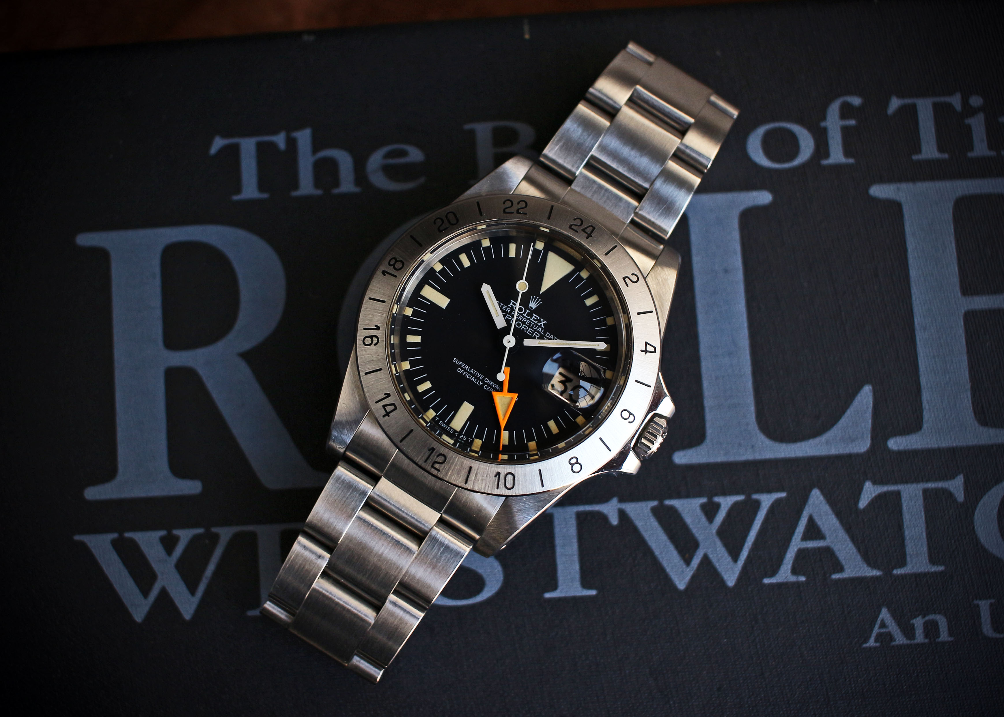 Sold item ］1982 Vintage Rolex EXPLORER II 1655 with MK 5 Dial