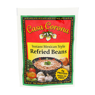 Instant Refried Beans | Claude's Sauces | Dehydrated Beans