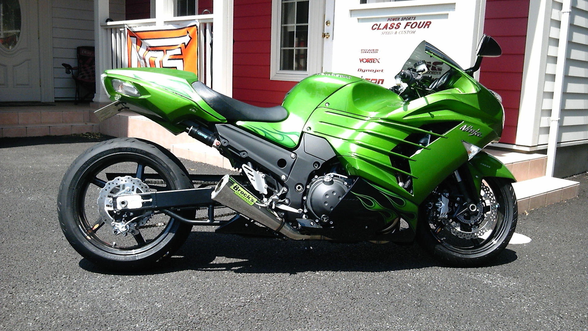 Alien Head 2 フルエキゾースト ステンレスポリッシュ ZX14R 12-19