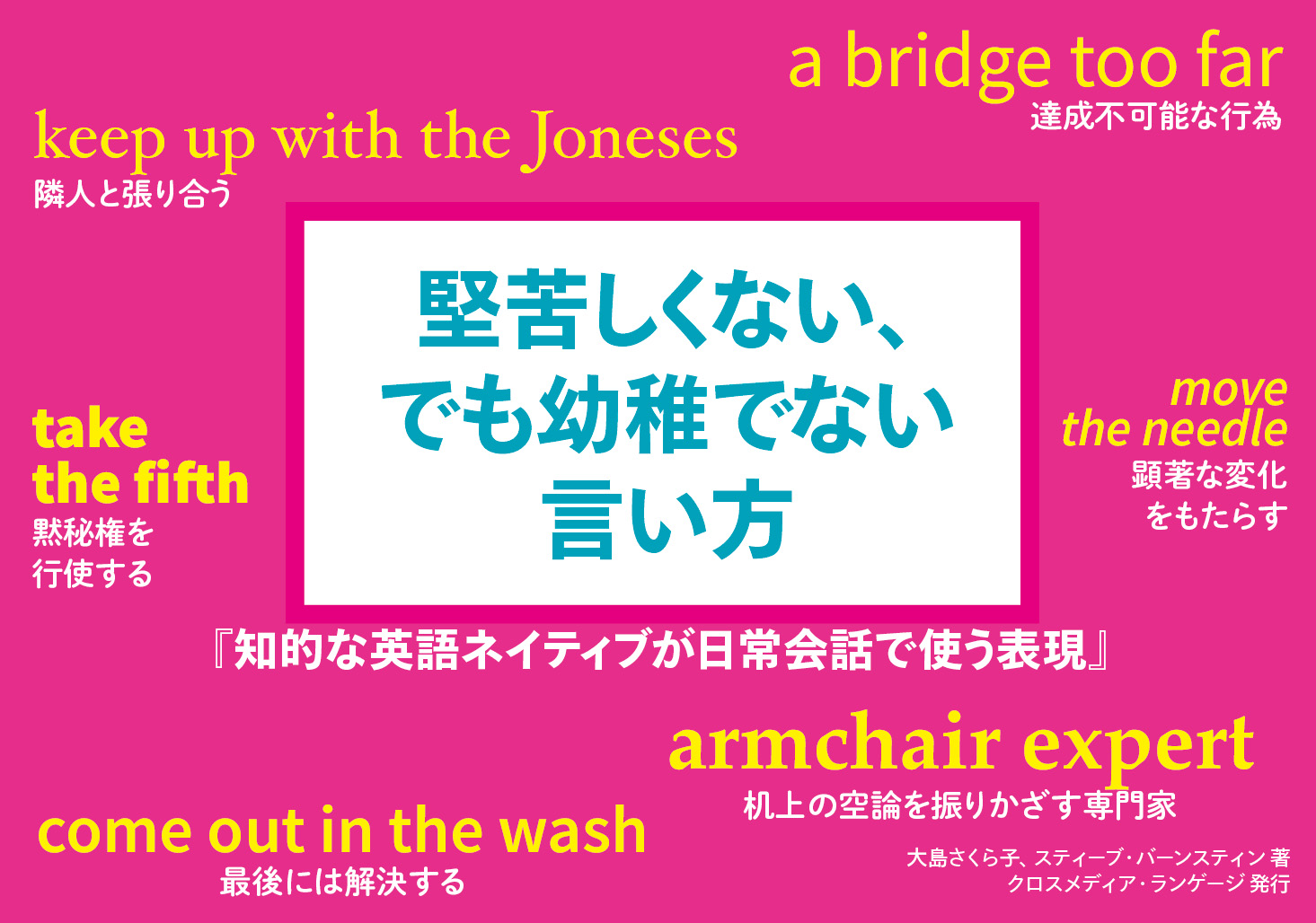 知的な英語ネイティブが日常会話で使う表現』 – CrossMedia Language Inc.