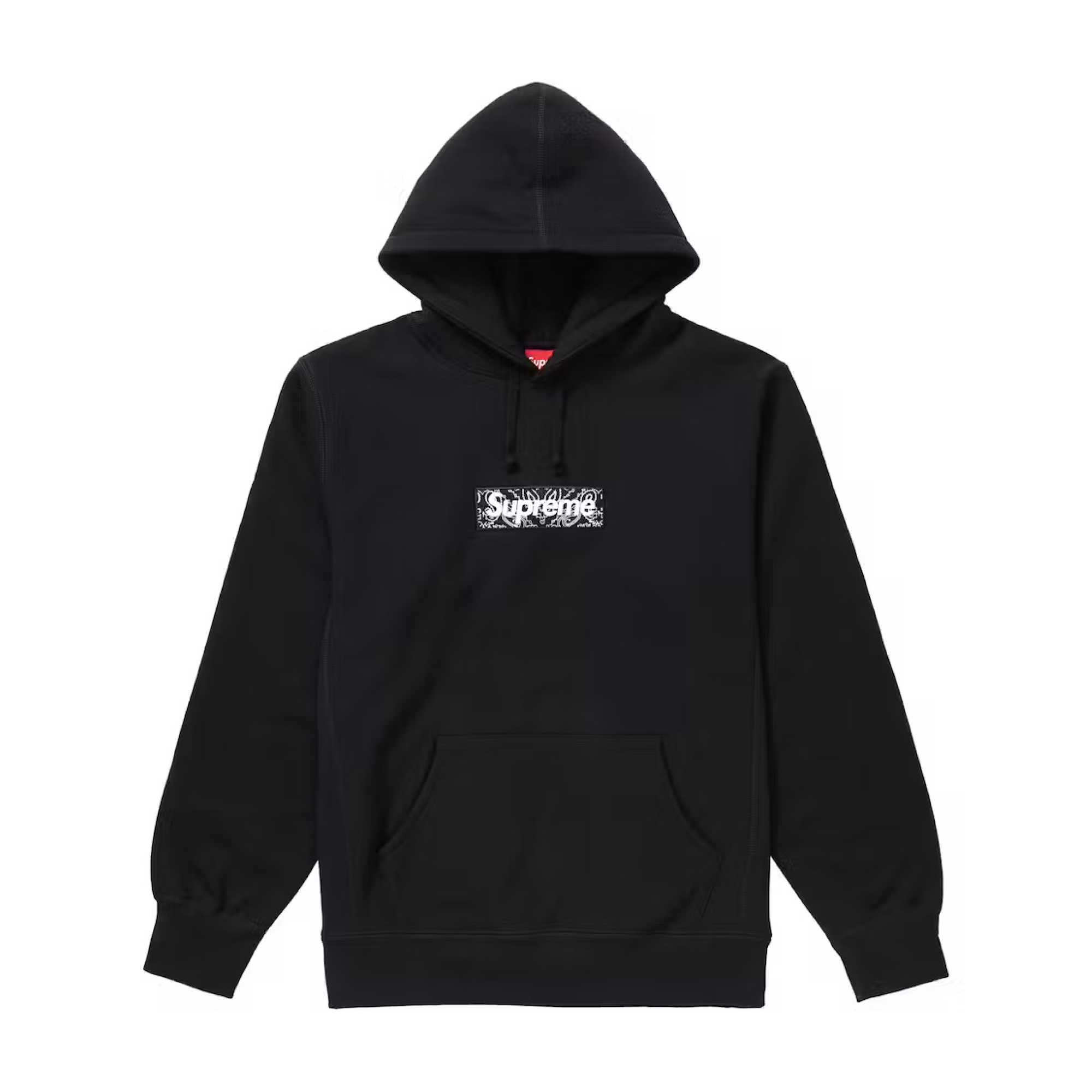 Supreme Bandana Box Logo Hooded Sweatshirt Black – CRUIZER