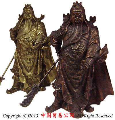 風水グッズ【関羽の置物】輸入販売（中国貿易公司）