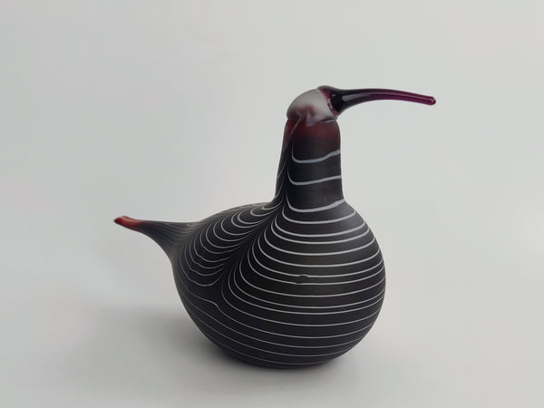 Curlew Oiva Toikka glass bird design Iittala Finland - Damsténs