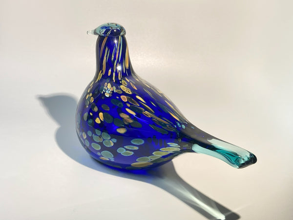 Sinikki bird by Oiva Toikka for Vantaa glass design Iittala