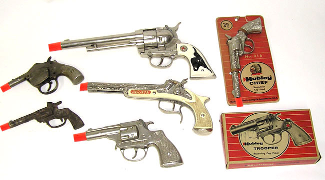 Hubley Double-Barrel Pirate Cap Gun