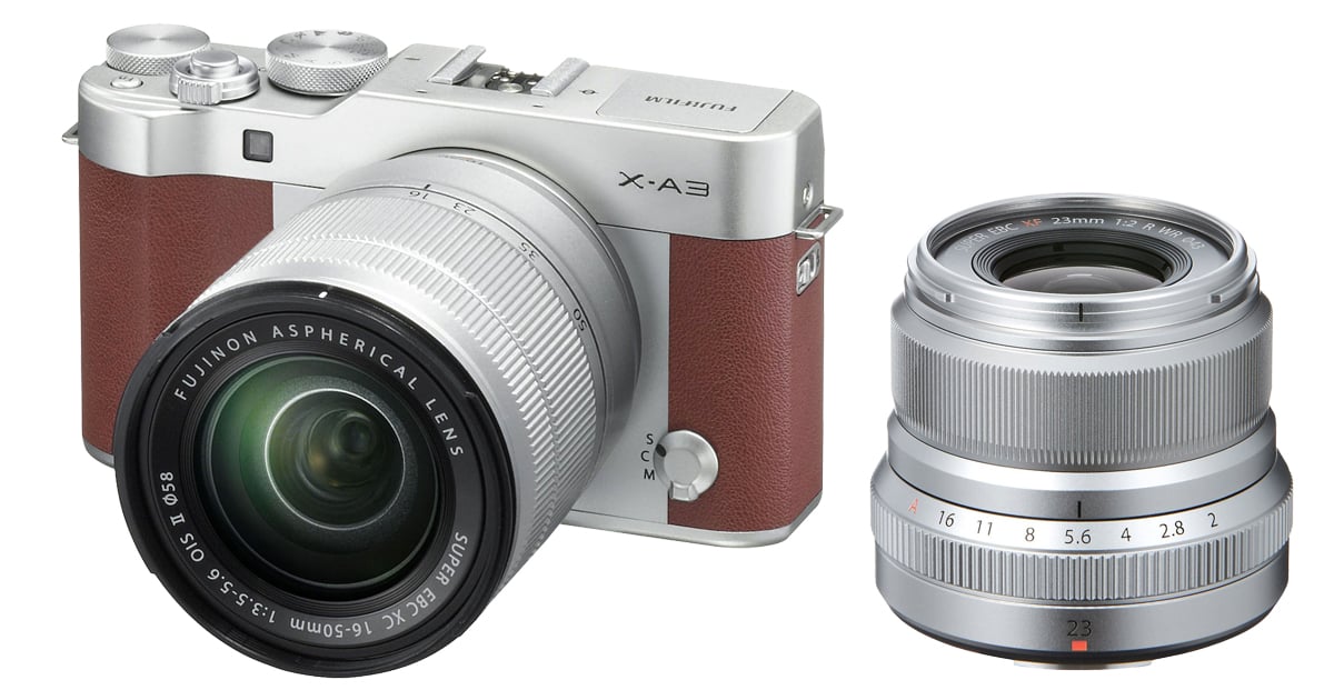 Fuji Announces New Entry-Level X-A3 Camera and Rugged 23mm f/2