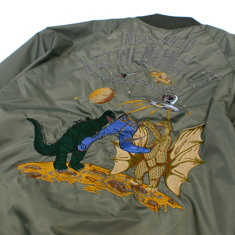 限定生産 ゴジラコラボ刺繍ジャケット | デニム・ジーンズの製造・販売