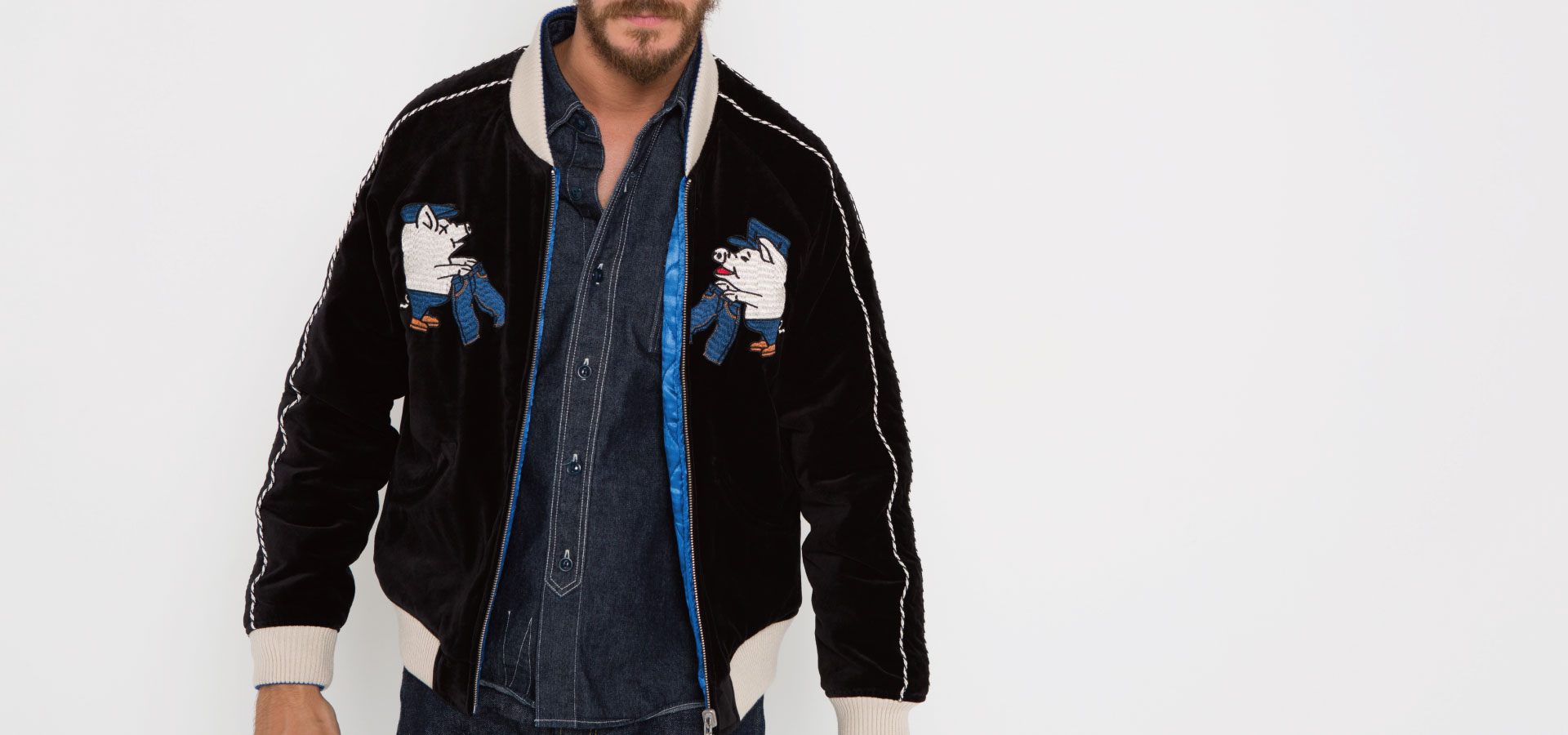 スカジャン | デニム・ジーンズの製造・販売 - ステュディオ・ダ