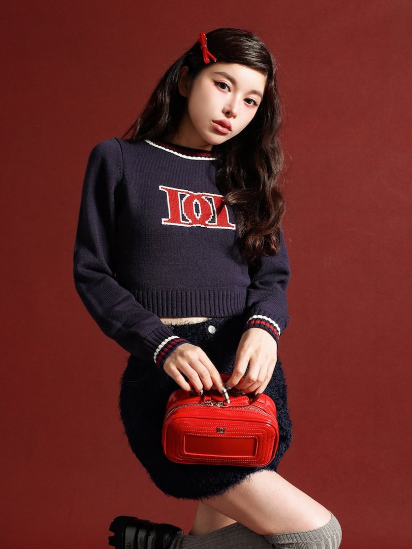 レトロDDロゴニットトップス – Darich (ダーリッチ)